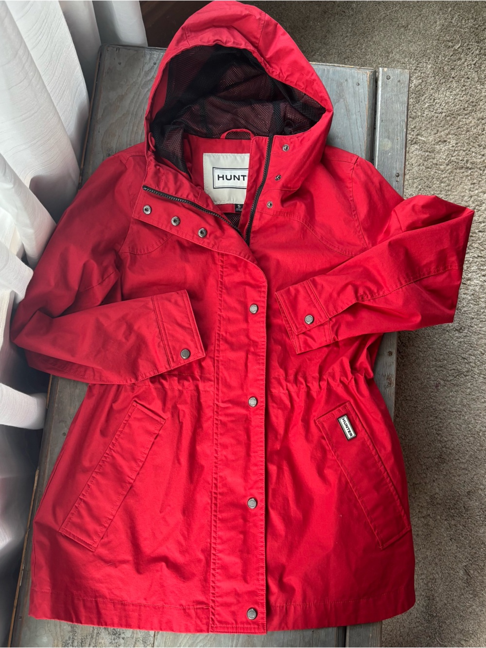 Hunter water resistant softshell jacket | size small